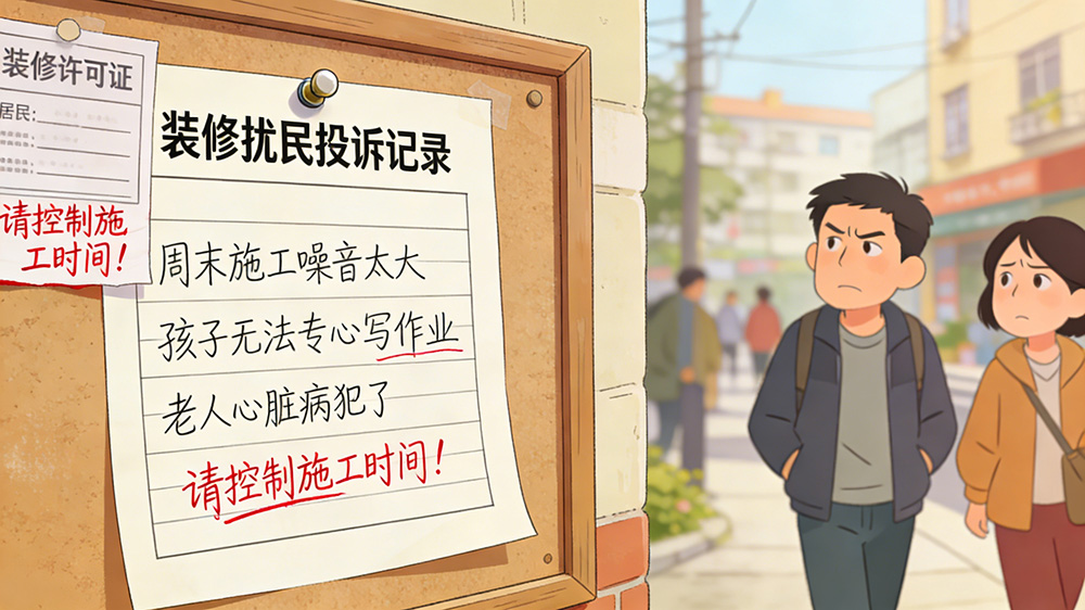 裝修擾民投訴